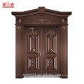 Good look golden steel door with roman column in China